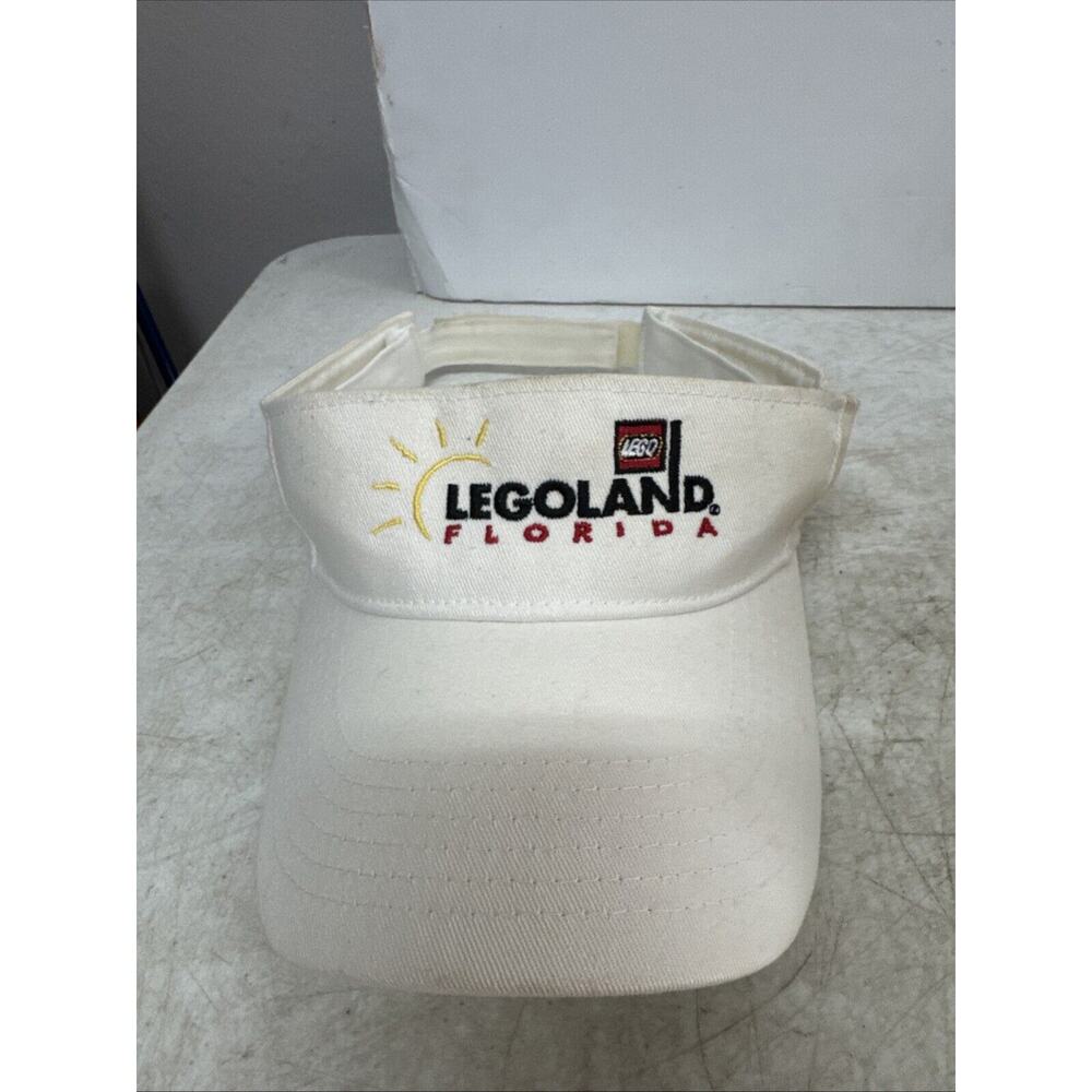 Florida Legoland Lego White Visor
